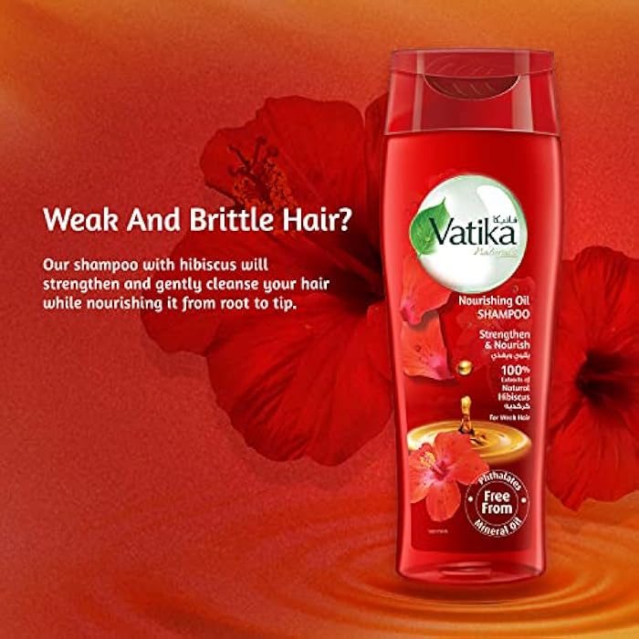 Vatika Naturals Nourishing Oil Shampoo - Hibiscus - 425ml - Image 5